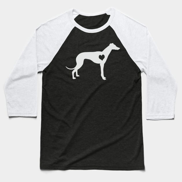 Adore Greyhounds Baseball T-Shirt by Psitta